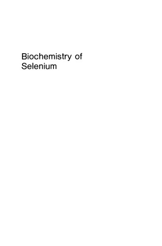 Biochemistry of Selenium