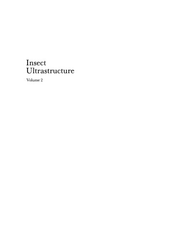Insect Ultrastructure: Volume 2