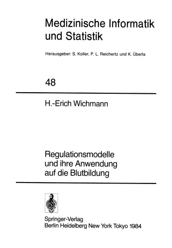Regulationsmodelle und ihre Anwendung auf die Blutbildung