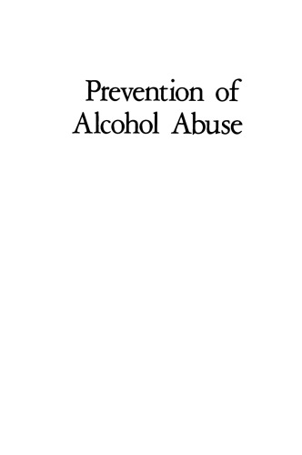 Prevention of Alcohol Abuse