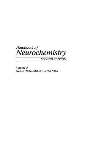 Neurochemical Systems