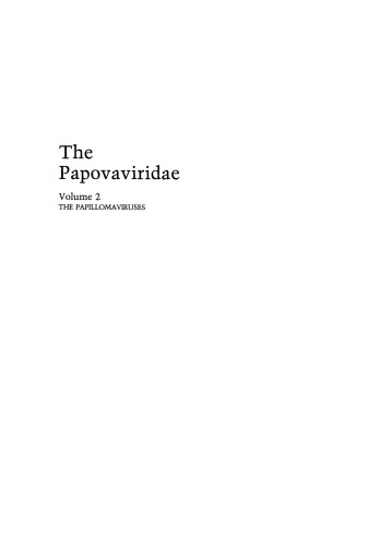 The Papovaviridae: The Papillomaviruses