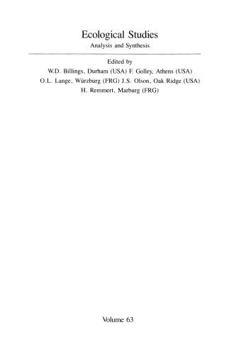 Long-Term Forest Dynamics of the Temperate Zone: A Case Study of Late-Quaternary Forests in Eastern North America