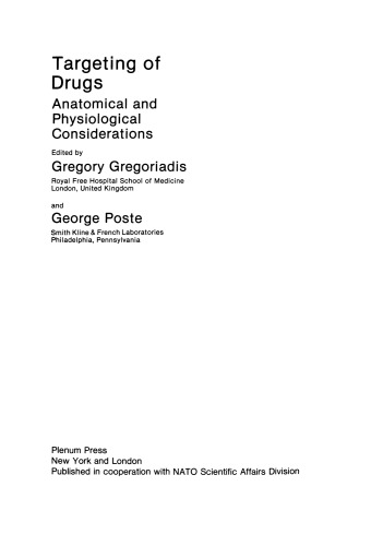 Targeting of Drugs: Anatomical and Physiological Considerations