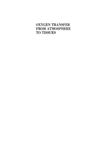 Oxygen Transfer from Atmosphere to Tissues