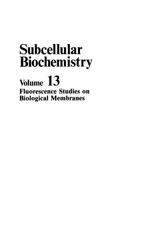 Fluorescence Studies on Biological Membranes