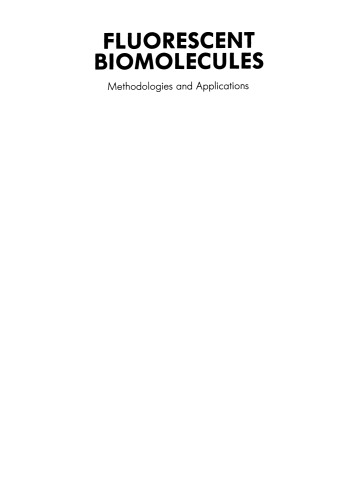 Fluorescent Biomolecules: Methodologies and Applications