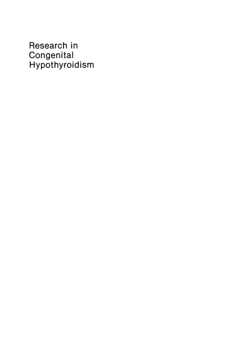 Research in Congenital Hypothyroidism