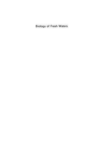 Biology of Fresh Waters