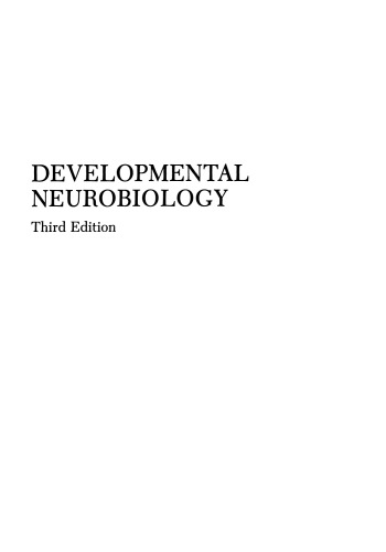 Developmental Neurobiology