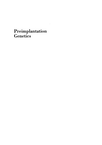 Preimplantation Genetics
