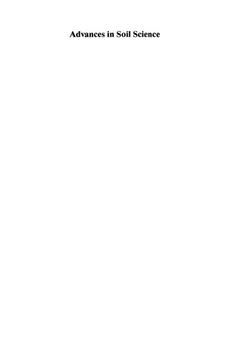 Advances in Soil Science: 15