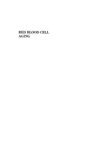 Red Blood Cell Aging