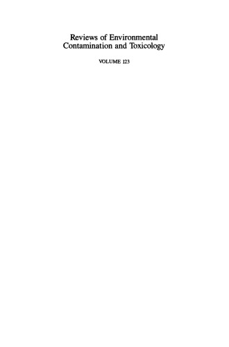 Reviews of Environmental Contamination and Toxicology: Continuation of Residue Reviews