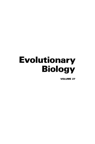 Evolutionary Biology