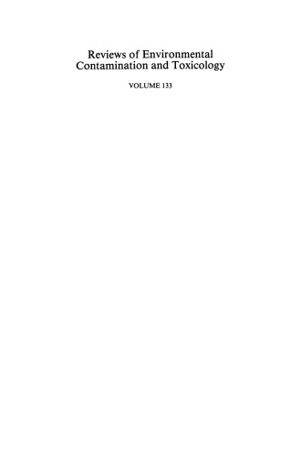 Reviews of Environmental Contamination and Toxicology: Continuation of Residue Reviews