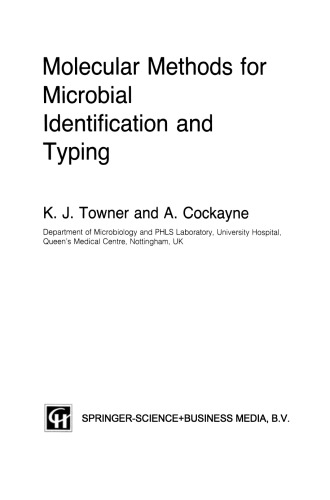 Molecular Methods for Microbial Identification and Typing