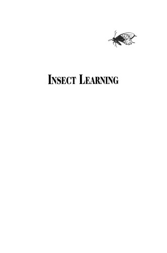 Insect Learning: Ecology and Evolutionary Perspectives