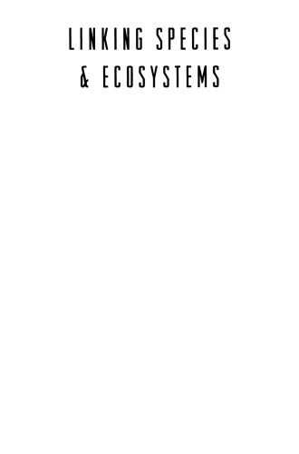 Linking Species & Ecosystems