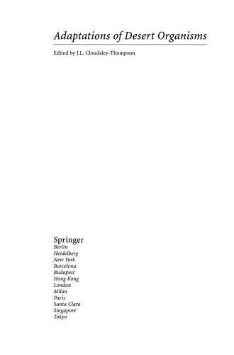 Structure-Function Relations of Warm Desert Plants