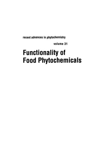 Functionality of Food Phytochemicals