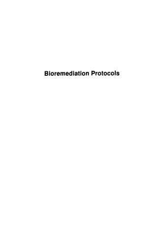 Bioremediation Protocols