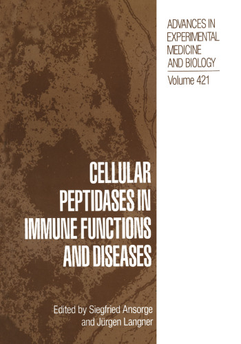 Cellular Peptidases in Immune Functions and Diseases