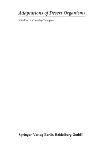 Physiological Ecology of North American Desert Plants