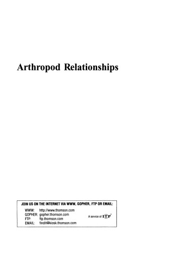 Arthropod Relationships