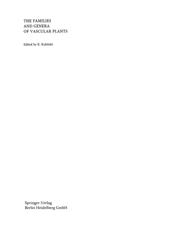 Flowering Plants · Monocotyledons: Alismatanae and Commelinanae (except Gramineae)