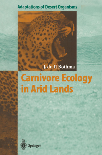 Carnivore Ecology in Arid Lands