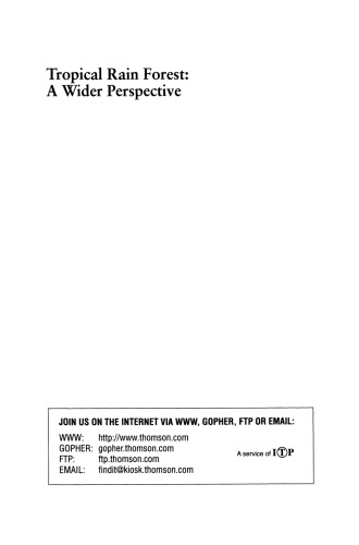 Tropical Rain Forest: A Wider Perspective