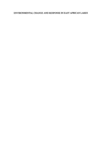 Environmental Change and Response in East African Lakes