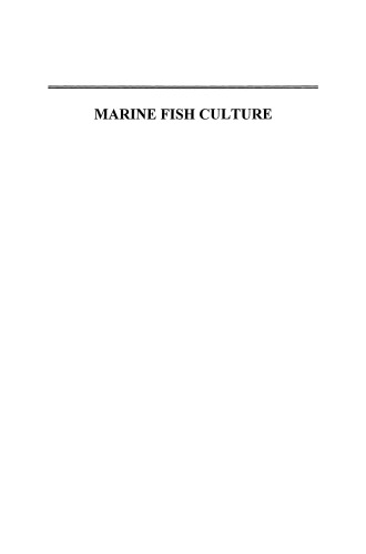 Marine Fish Culture