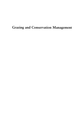 Grazing and Conservation Management