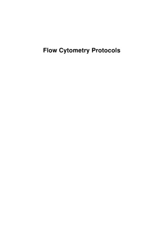 Flow Cytometry Protocols