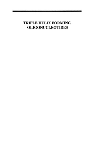 Triple Helix Forming Oligonucleotides