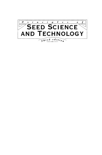 Principles of Seed Science and Technology