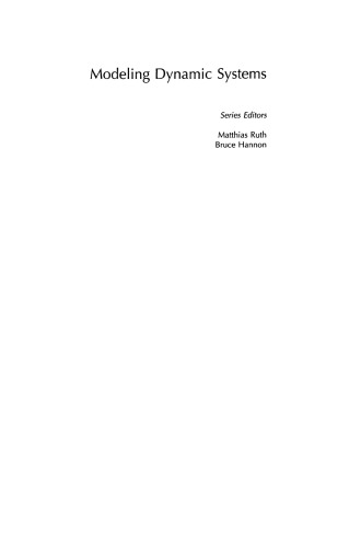 Dynamic Modeling of Environmental Systems