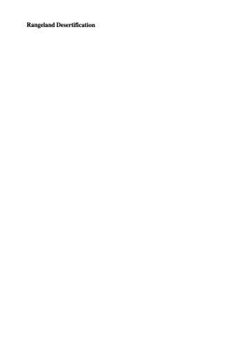 Rangeland Desertification