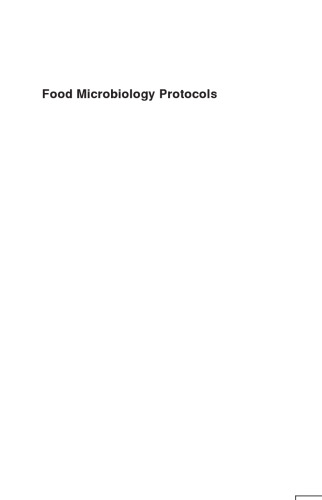 Food Microbiology Protocols