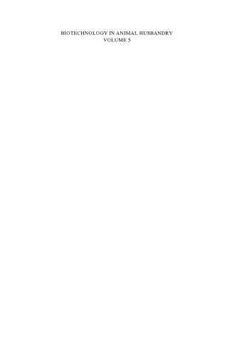 Biotechnology in Animal Husbandry