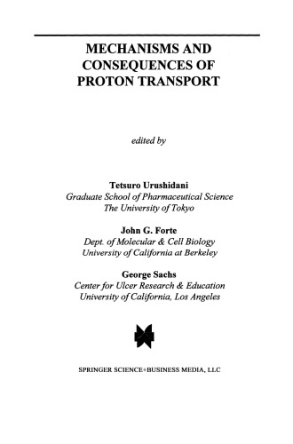 Mechanisms and Consequences of Proton Transport