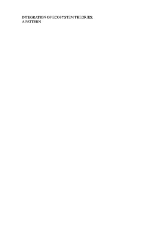 Integration of Ecosystem Theories: A Pattern