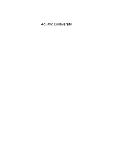 Aquatic Biodiversity: A Celebratory Volume in Honour of Henri J. Dumont