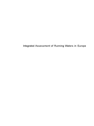 Integrated Assessment of Running Waters in Europe