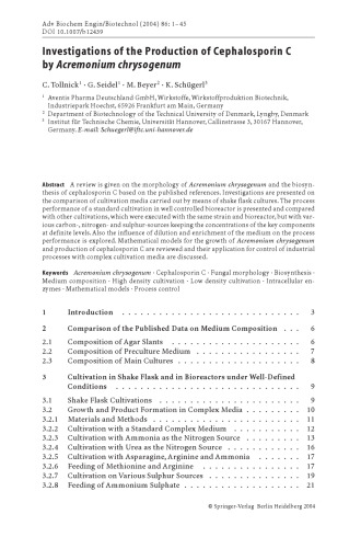 New Trends and Developments in Biochemical Engineering