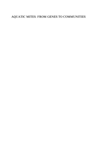 Aquatic Mites from Genes to Communities