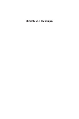 Microfluidic Techniques: Reviews and Protocols