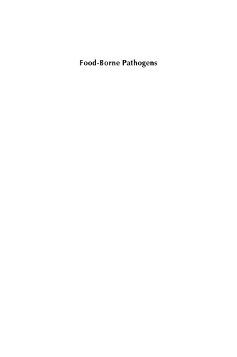 Food-Borne Pathogens: Methods and Protocols